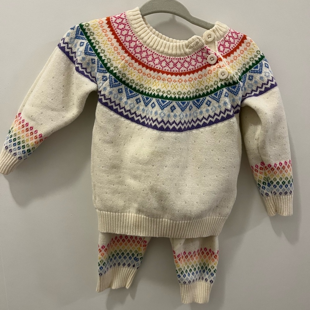 Andy & Evan Party Sweater Set